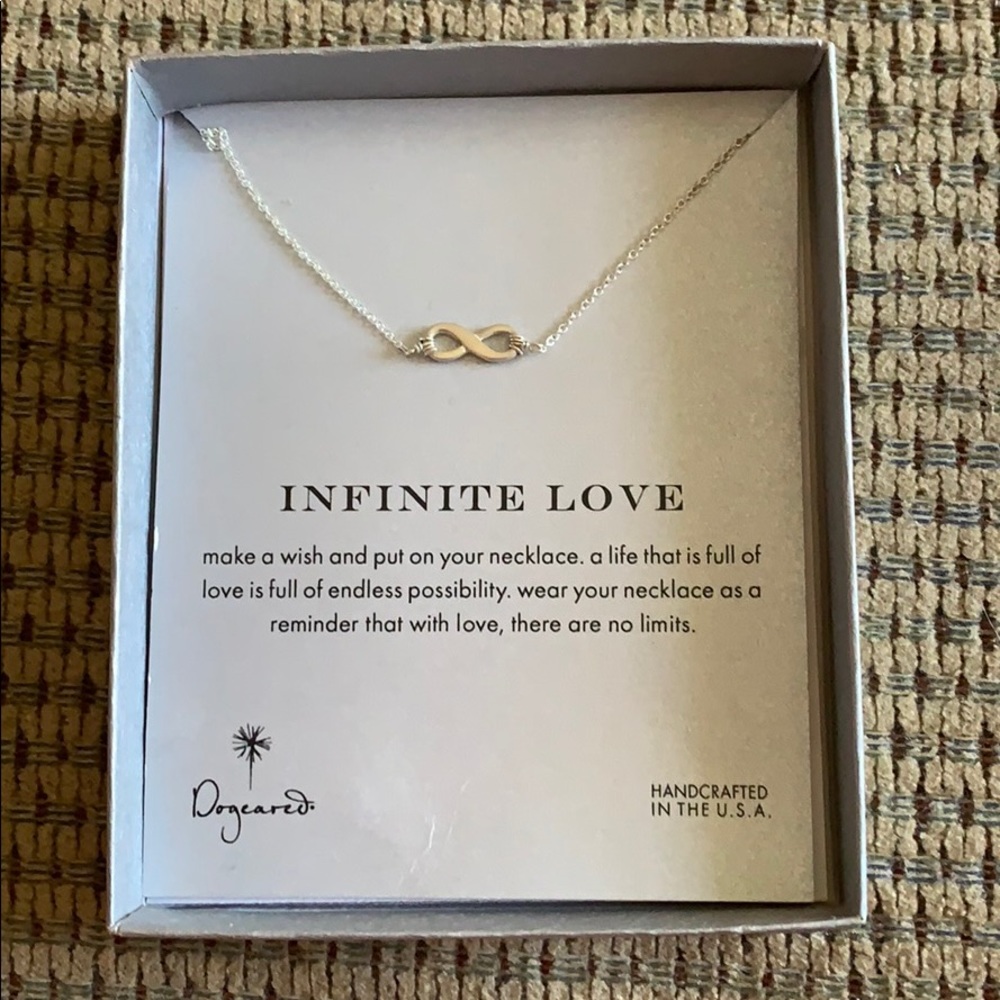 EUC Dogeared Infinite Love Necklace